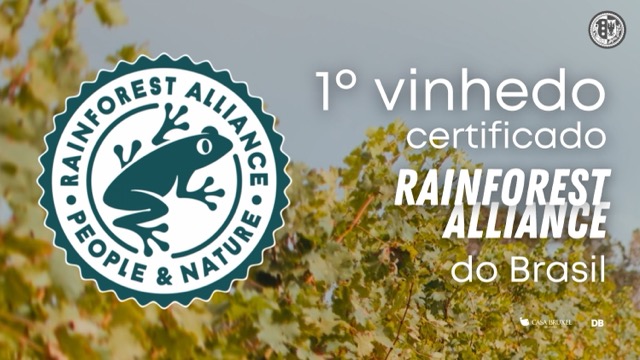 A 1ª certificação para um vinhedo que produz vinho no Brasil